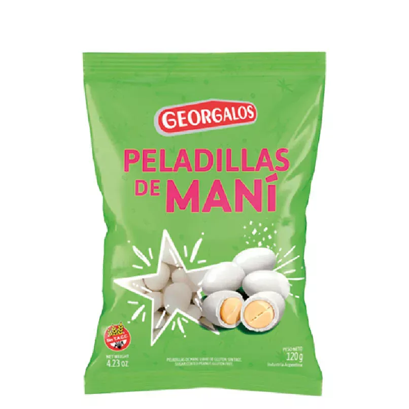 PELADILLAS GEORGALOS MANI x 120 GRS