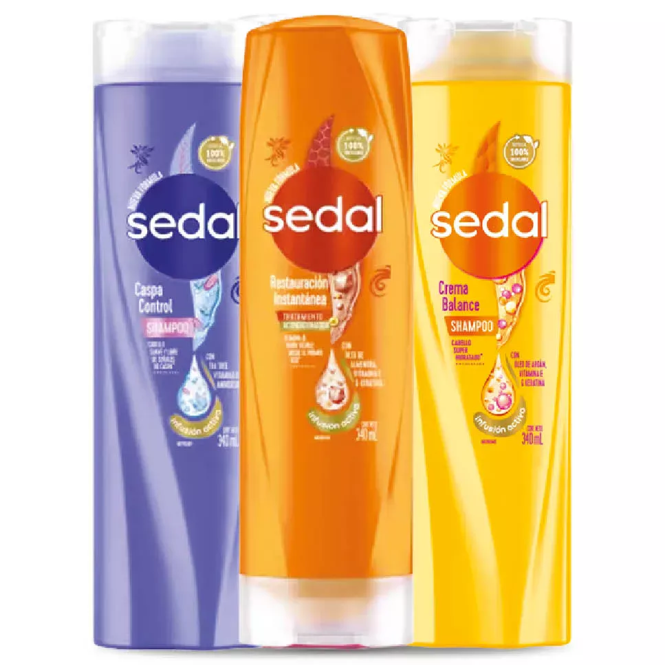 SHAMPOO/ACONDICIONADOR SEDAL x 340 ML