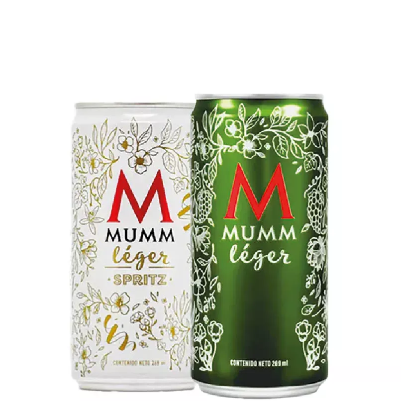 ESPUMANTE MUMM LEGER SPRITZ / EXTRA BRUT LATA x 269 CC