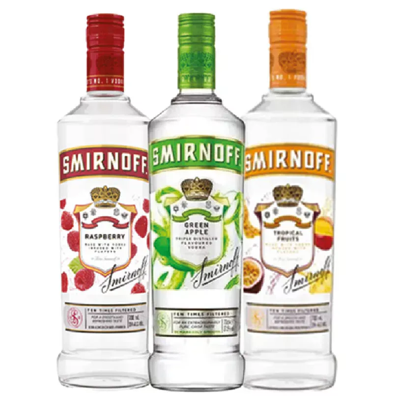 VODKA SMIRNOFF SABORIZADO x 700 CC