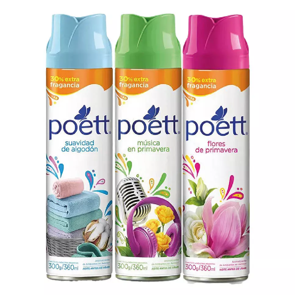 DESODORANTE AMBIENTE POETT x 360 CC