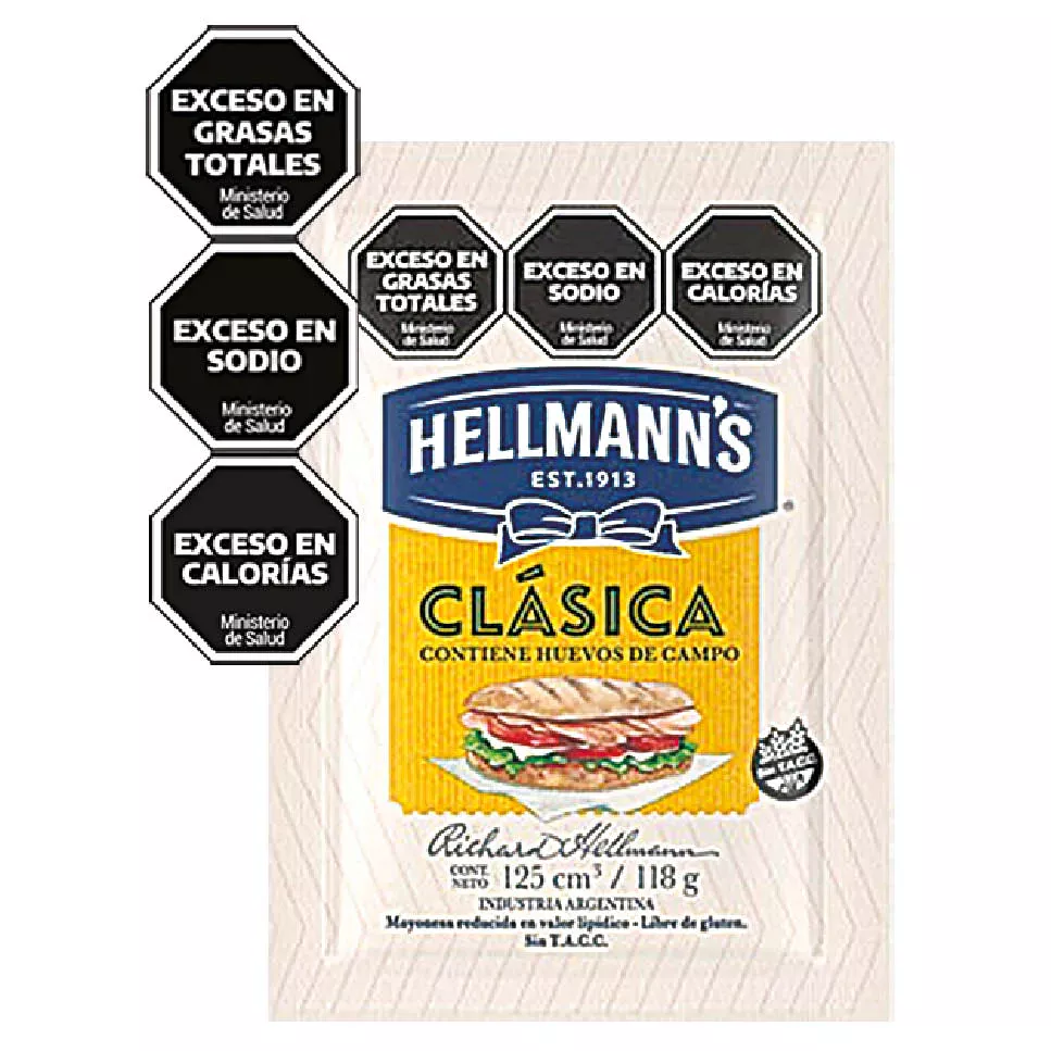MAYONESA HELLMANNS D/P x 118 GRS