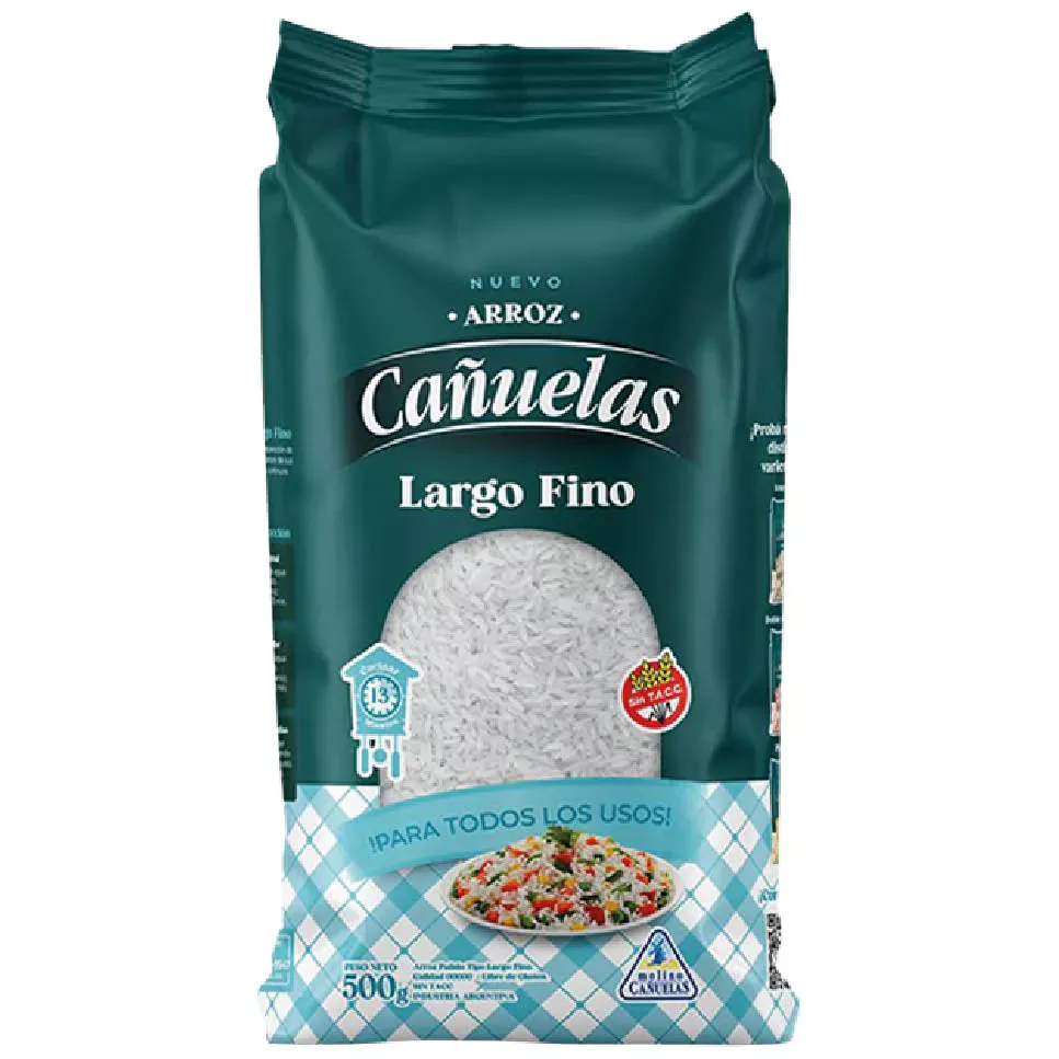 ARROZ CAÑUELAS LARGO FINO x 500 GRS