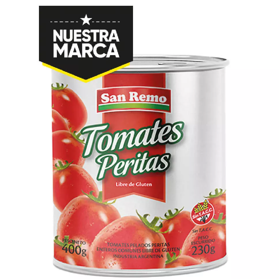 TOMATE SAN REMO PERITA x 400 GRS