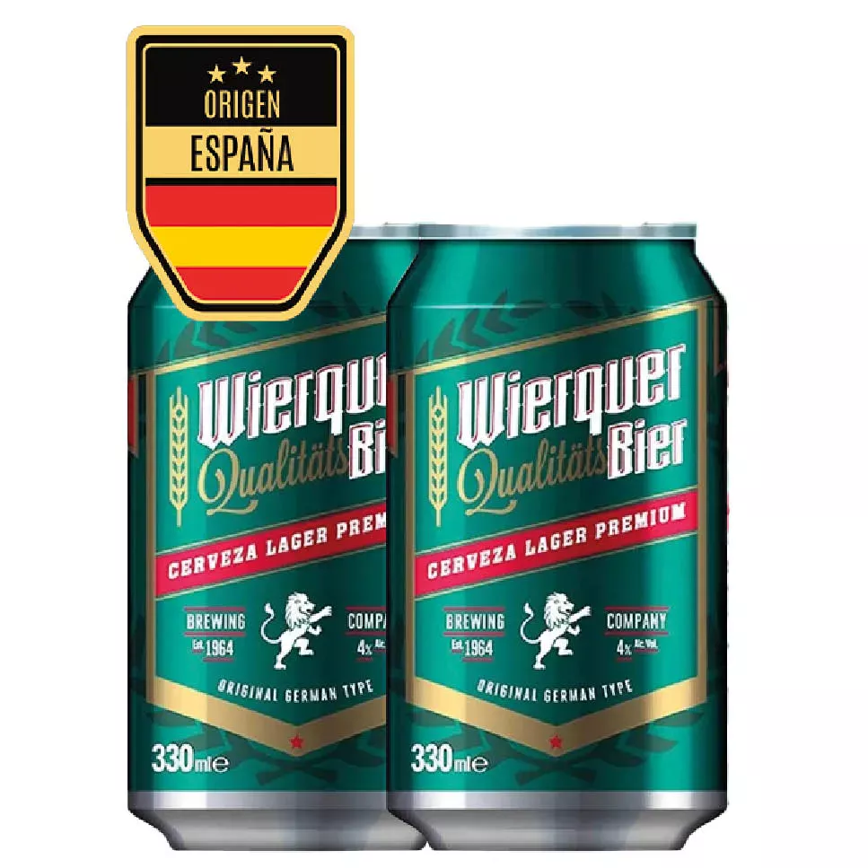 CERVEZA WIERQUER LAGER LATA 330ML