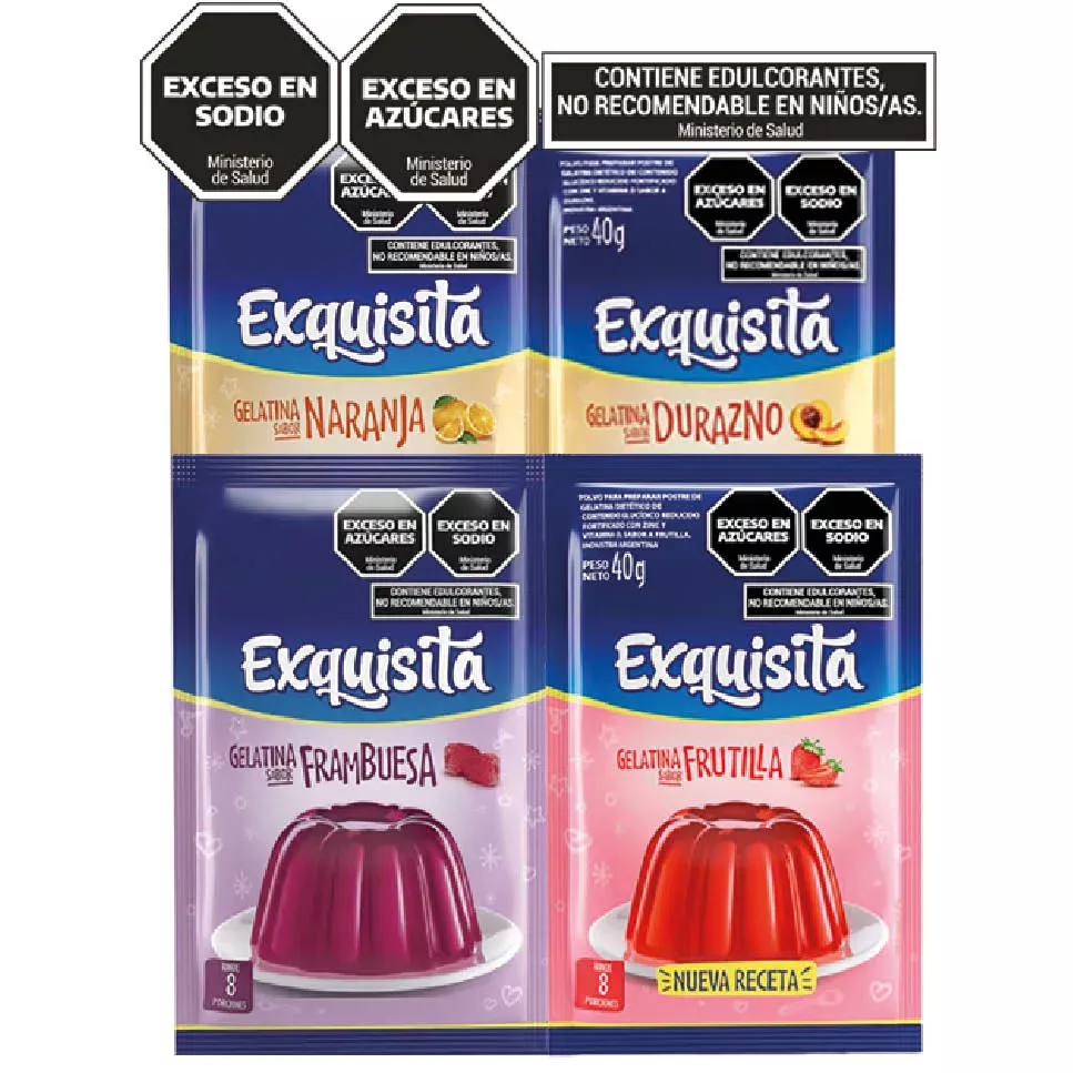 GELATINAS EXQUISITA x 40 GRS