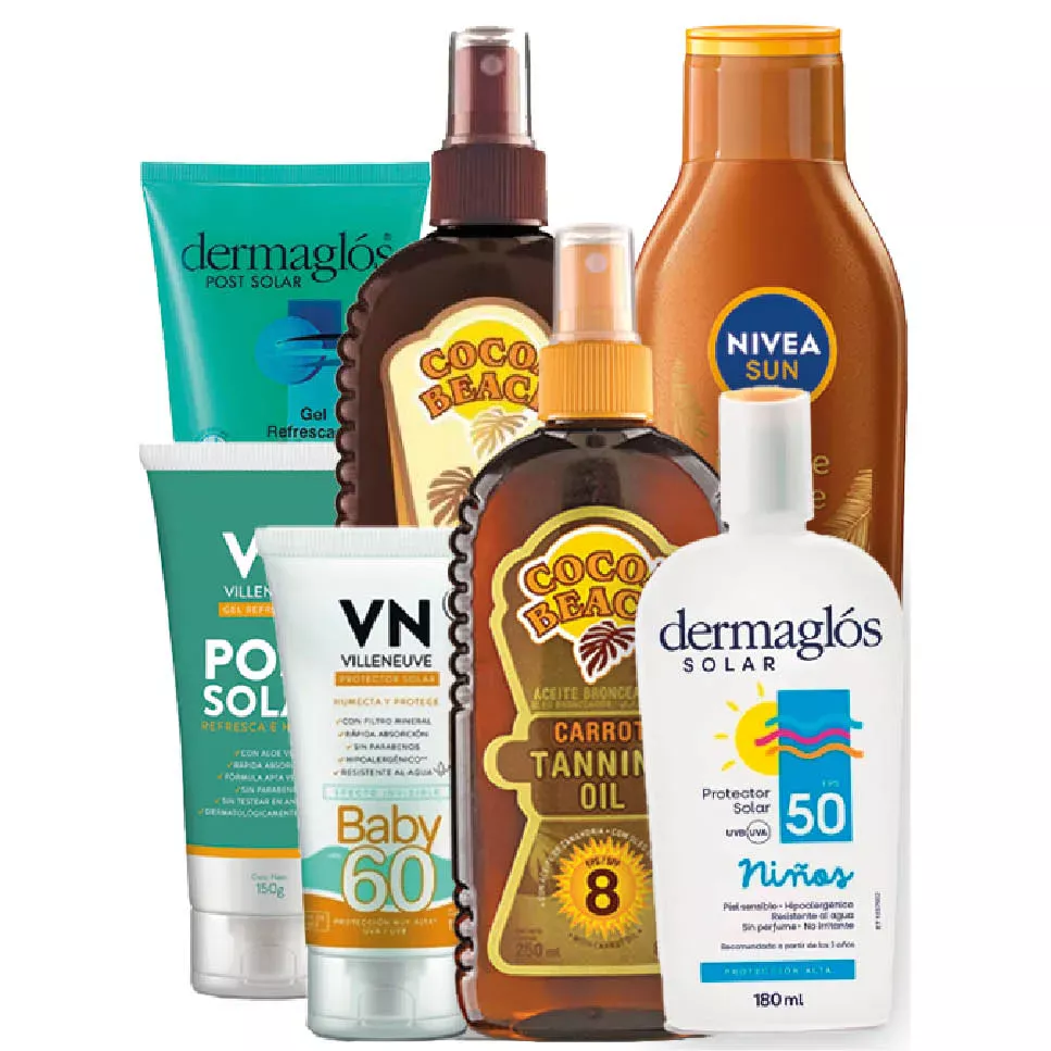 SOLARES COCOA BEACH-DERMAGLOS-NIVEA-VILLANEUVE