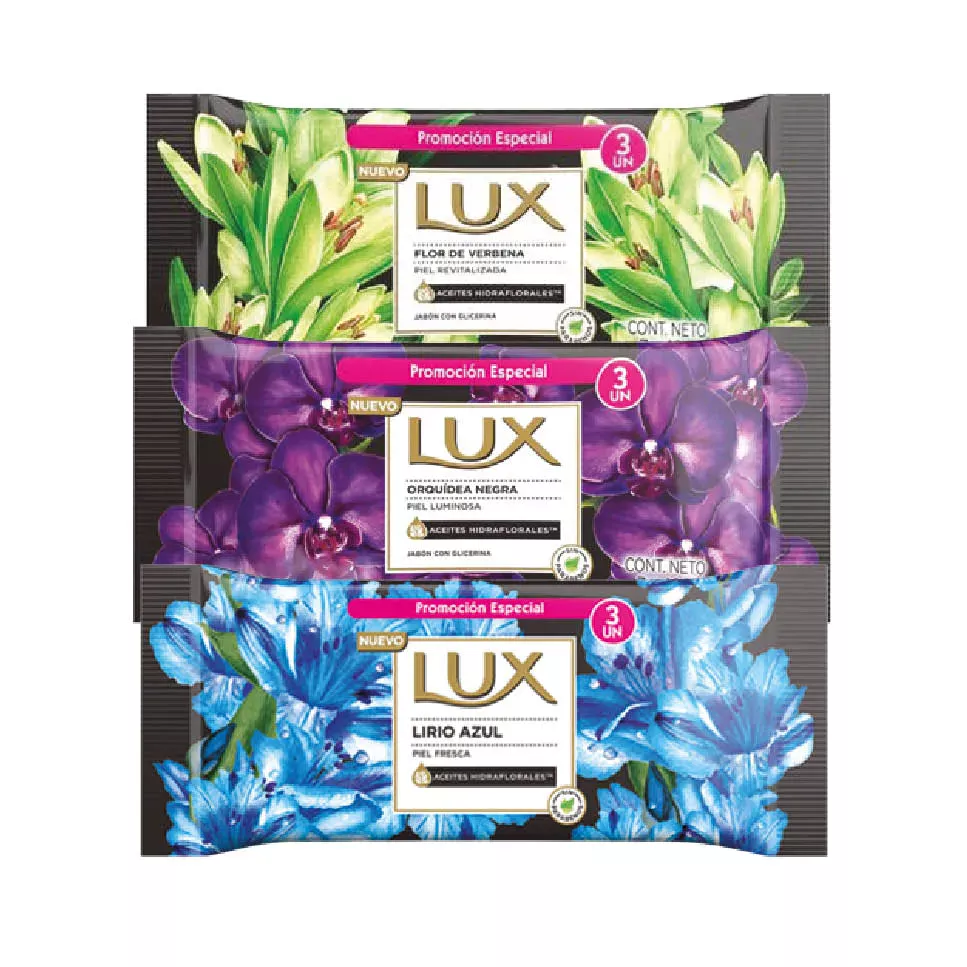 JABON DE TOCADOR LUX 3 x 120 GRS