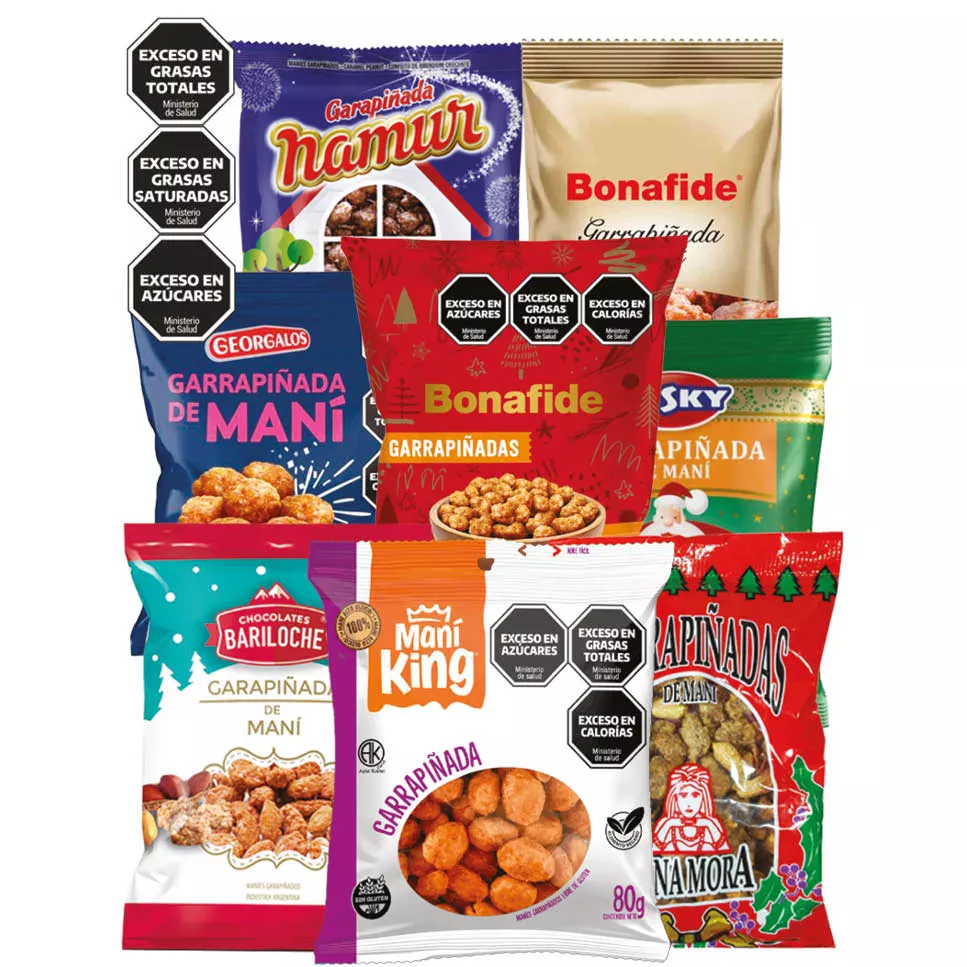 GARRAPIÑADAS DE MANI Y ALMENDRAS