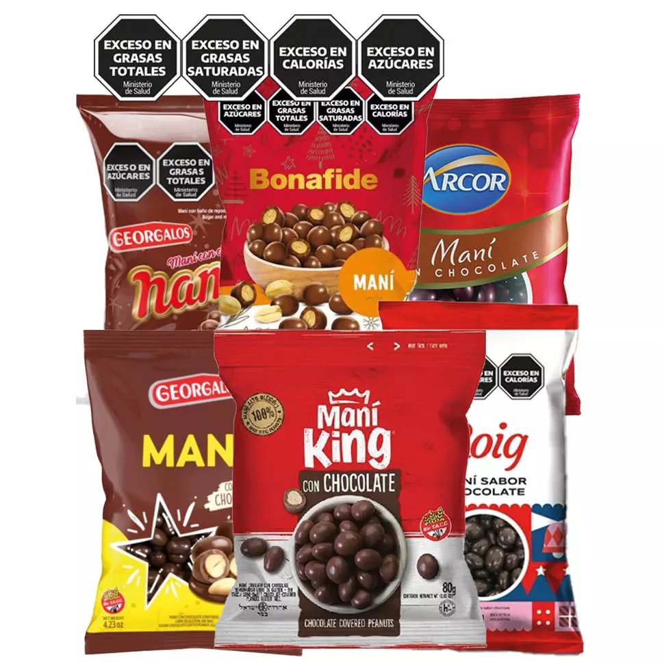 CONFITURAS C/MANI Y CHOCOLATE