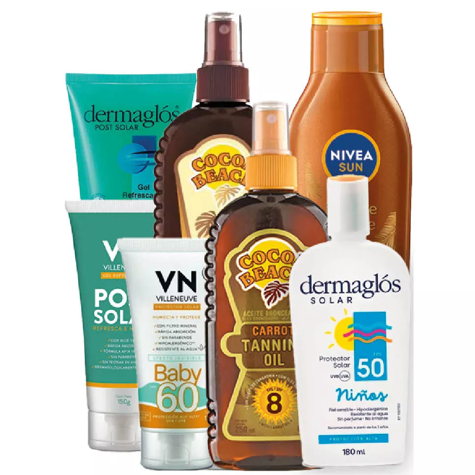 SOLARES COCOA BEACH-DERMAGLOS-NIVEA-VILLANEUVE