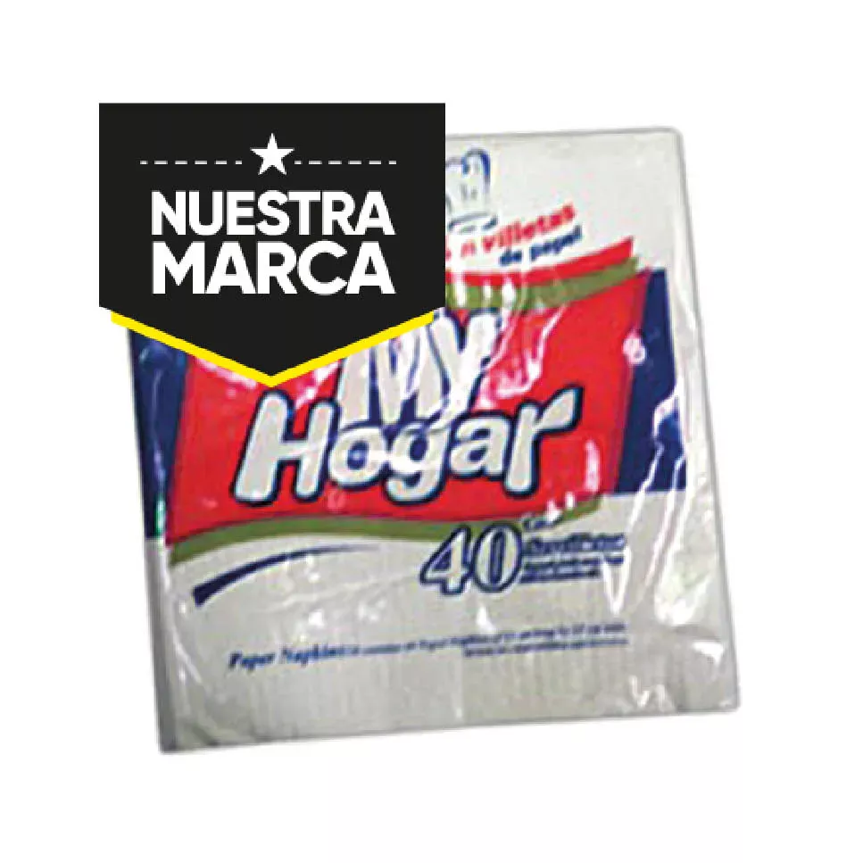 SERVILLETAS MY HOGAR 33 x 33 x 40 UN